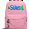 Рюкзак Симс (The Sims) розовый с цепью №1