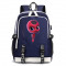 Рюкзак Тикки (Lady Bug) синий с USB-портом №2