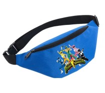 Поясная сумка Могучие рейнджеры голубая №1