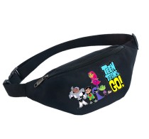 Поясная сумка Юные титаны (Teen Titans GO) черная №1