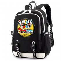 Рюкзак Капхед (Cuphead) черный с USB-портом №2