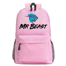 Рюкзак Мистер Бист (MrBeast) розовый №2