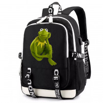 Рюкзак Кермит Улица Сезам (Маппеты) черный с USB-портом №1