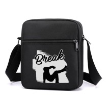 Сумка через плечо Брейкданс (Breakdance) черная №4