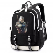 Рюкзак Геральт "Ведьмак" черный с USB-портом №3