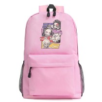Рюкзак Клинок рассекающий демонов (Demon slayer) розовый №3