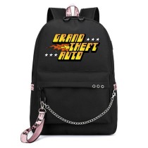 Рюкзак ГТА - Grand Theft Auto черный с цепью №1