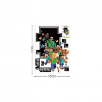 Наклейка на стену Minecraft Family Sticker 50см х 70см