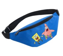 Поясная сумка Губка Боб (Sponge Bob) голубая №3