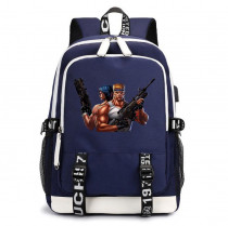 Рюкзак Контра (Contra) синий с USB-портом №3