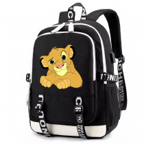 Рюкзак Симба черный с USB-портом №5