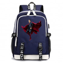 Рюкзак Супермен синий с USB-портом №1