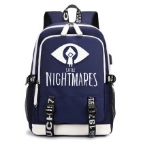 Рюкзак Маленькие кошмары - Little Nightmares синий с USB-портом №3