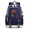 Рюкзак Железный человек (Iron man) синий с USB-портом №2