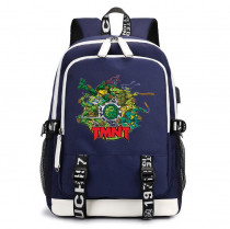 Рюкзак Черепашки ниндзя синий с USB-портом №3