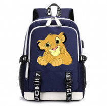 Рюкзак Симба синий с USB-портом №5