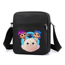 Сумка через плечо персонажи Тру и Радужное королевство черная №3