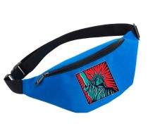 Поясная сумка Друзья (Friends) голубая №4