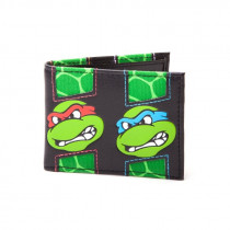 Кошелек Черепашки Ниндзя - TURTLE FACES WALLET