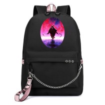 Рюкзак Смерть - Кот в сапогах (Puss in Boots) черный с цепью №1