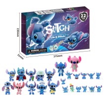 Адвент календарь Лило и Стич 22 минифигурки - Lilo & Stitch
