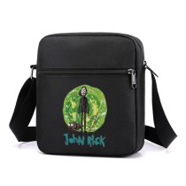 Сумка через плечо Джон Рик (Rick and Morty) черная №2