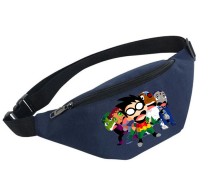 Поясная сумка Юные титаны (Teen Titans GO) синяя №3