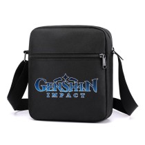 Сумка через плечо Геншин Импакт (Genshin Impact) черная №1