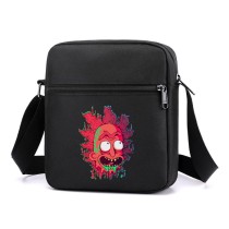 Сумка через плечо голова Рика (Rick and Morty) черная №4