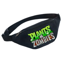 Поясная сумка Растения против зомби (Plants vs Zombies) черная №4