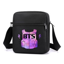 Сумка через плечо BTS черная №1