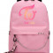 Рюкзак TWICE розовый с цепью №4