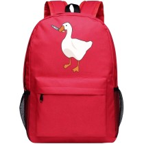 Рюкзак Знак гусь запрещён (Goose) красный №2