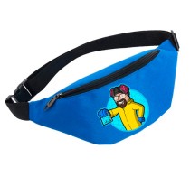 Поясная сумка Во все тяжкие (Breaking Bad) голубая №2