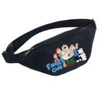 Поясная сумка Гриффины (Family Guy) черная №1
