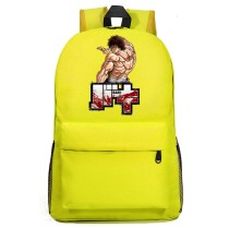Рюкзак Боец Баки (Baki Grappler) желтый №2