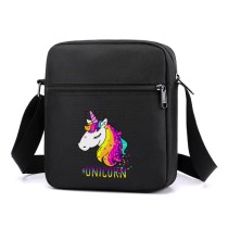 Сумка через плечо с Единорогом (Unicorn) черная №2