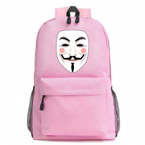 Рюкзак Гай Фокс (Vendetta) розовый №1