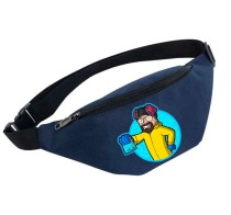 Поясная сумка Во все тяжкие (Breaking Bad) синяя №2