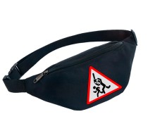 Поясная сумка Техасская резня бензопилой (Кожаное лицо) черная №1