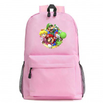 Рюкзак герои Марио (Mario) розовый №6