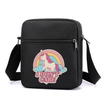 Сумка через плечо с Единорогом (Unicorn) черная №3