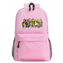 Рюкзак Персонажи Симпсонов (The Simpsons) розовый №6