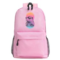 Рюкзак Капибара (Capybara) розовый №1