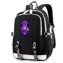 Рюкзак Поднятие уровня в одиночку (Solo Leveling) черный с USB-портом №1