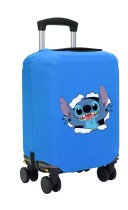 Чехол на чемодан M - Стич (Stitch) синий №2