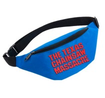 Поясная сумка Техасская резня бензопилой (Кожаное лицо) голубая №2