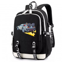 Рюкзак Назад в будущее черный с USB-портом №3