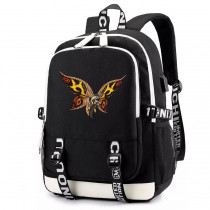 Рюкзак Мотра (Godzilla) черный с USB-портом №5