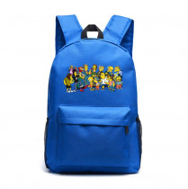 Рюкзак Персонажи Симпсонов (The Simpsons) синий №6